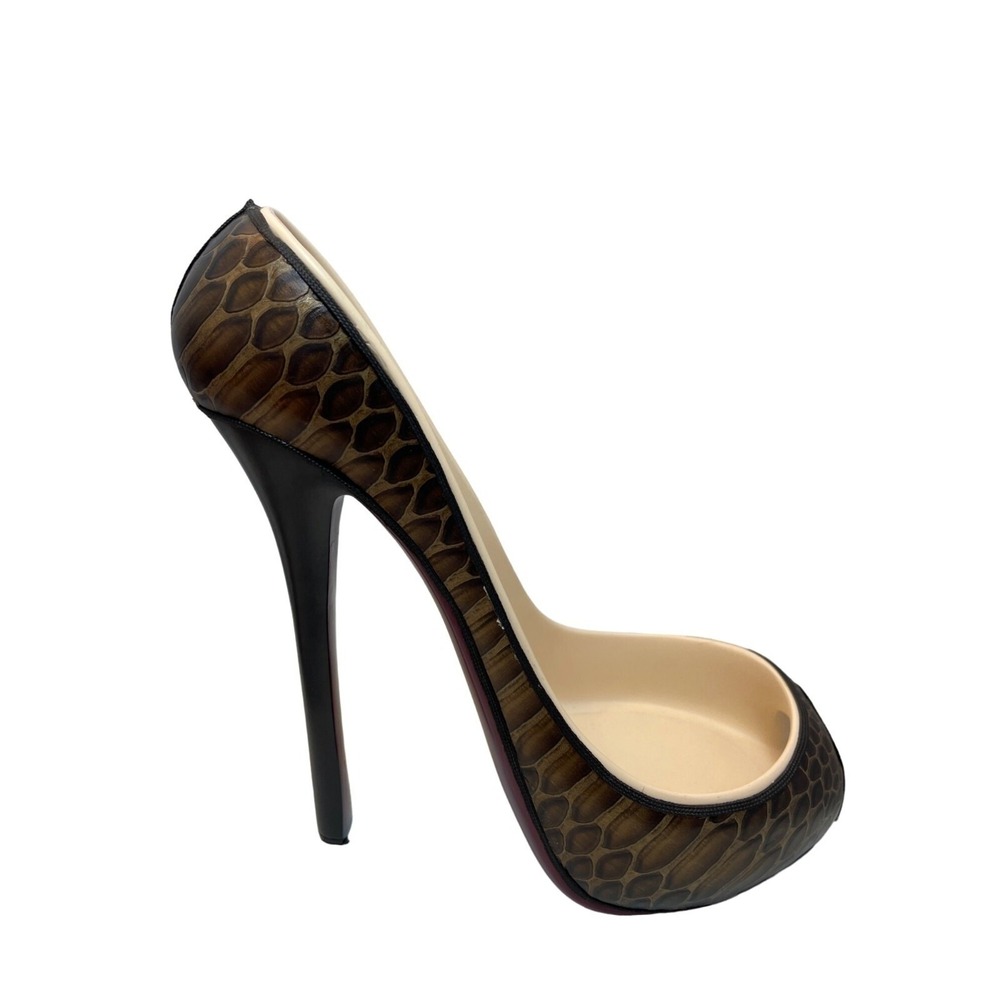 Wild Eye Wine Caddy Stiletto High Heel Preowned